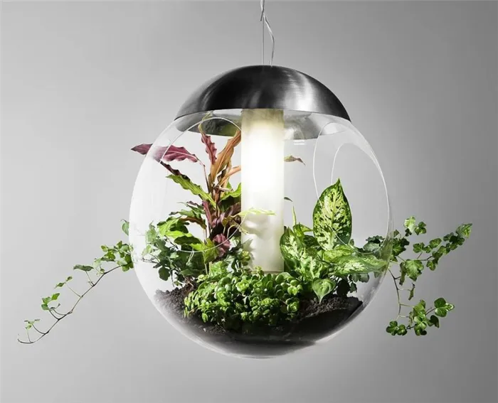 Интересные идеи для миниатюрных садовых светильников
