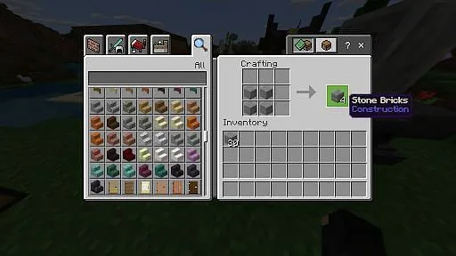 Как сделать каменный кирпич в Minecraft3 