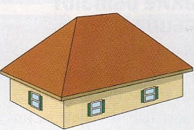Простая шатровая крыша