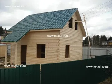 Проект дома из бочек в Москве