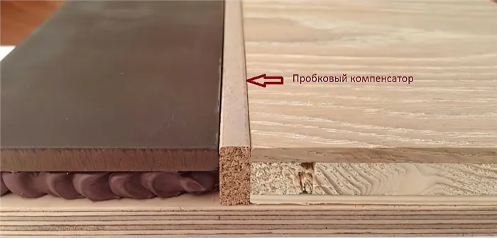 Швы между плиткой и ламинатом: варианты и способы отделки - (фото+видео)