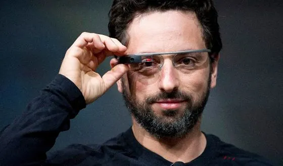 Сергей Брин и Google Glass