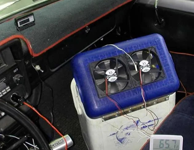 Охладитель льда для использования в автомобиле