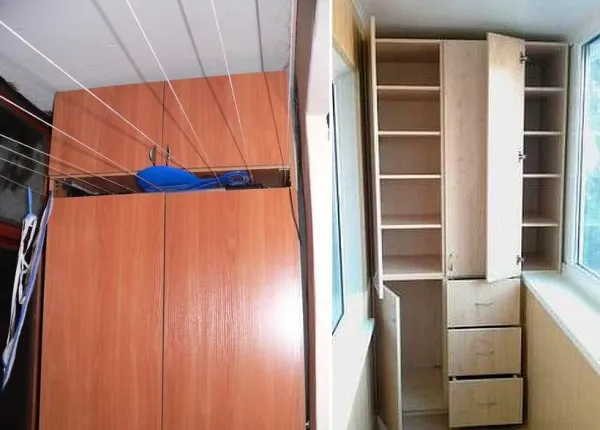 Как построить встроенный балконный шкаф своими руками