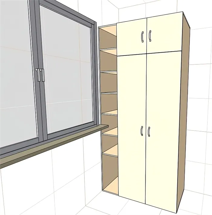 Как построить шкаф-купе на балконе (лоджии) своими руками: пошаговые инструкции, схемы и т.д. + фото и видео
