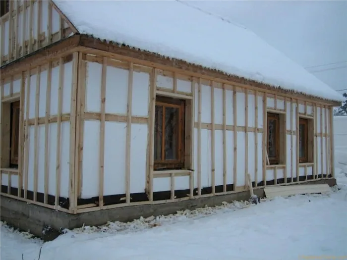 Утепление деревянных домов из пенопласта снаружи