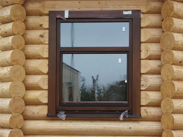 Монтаж пластиковых окон в деревянных домах