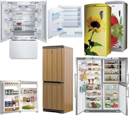 Типы холодильников