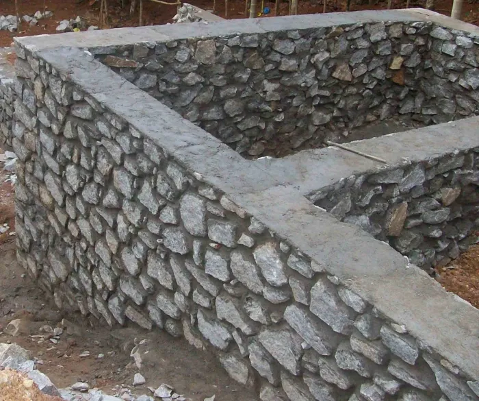 Фундамент с лентами из ячеистого бетона