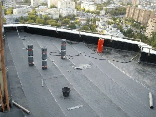 Герметизация плоской крыши