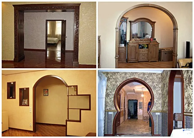 Конструкции и формы дверей