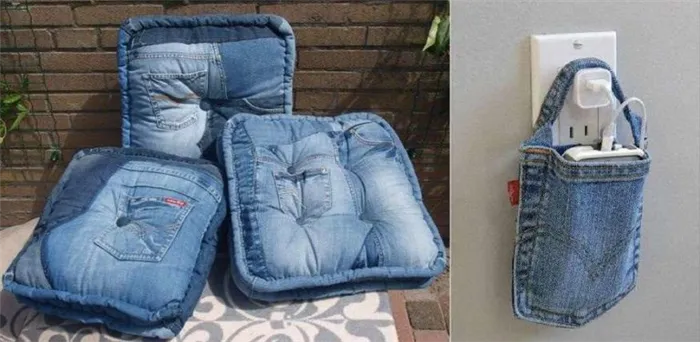 Есть много вещей, которые можно сделать из старых джинсов в домашних условиях.
