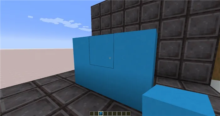 Как построить синий бетон в Minecraft