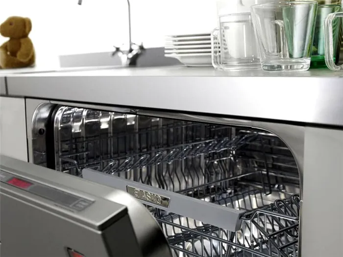 Подключения посудомоечной машины выполняются без загрузки посудомоечной машины.